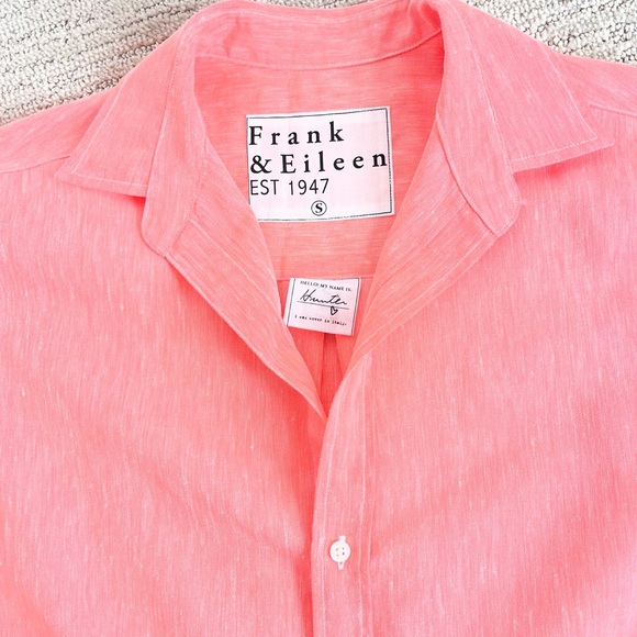 Frank & Eileen Light Coral Shirt - Picture 3 of 5